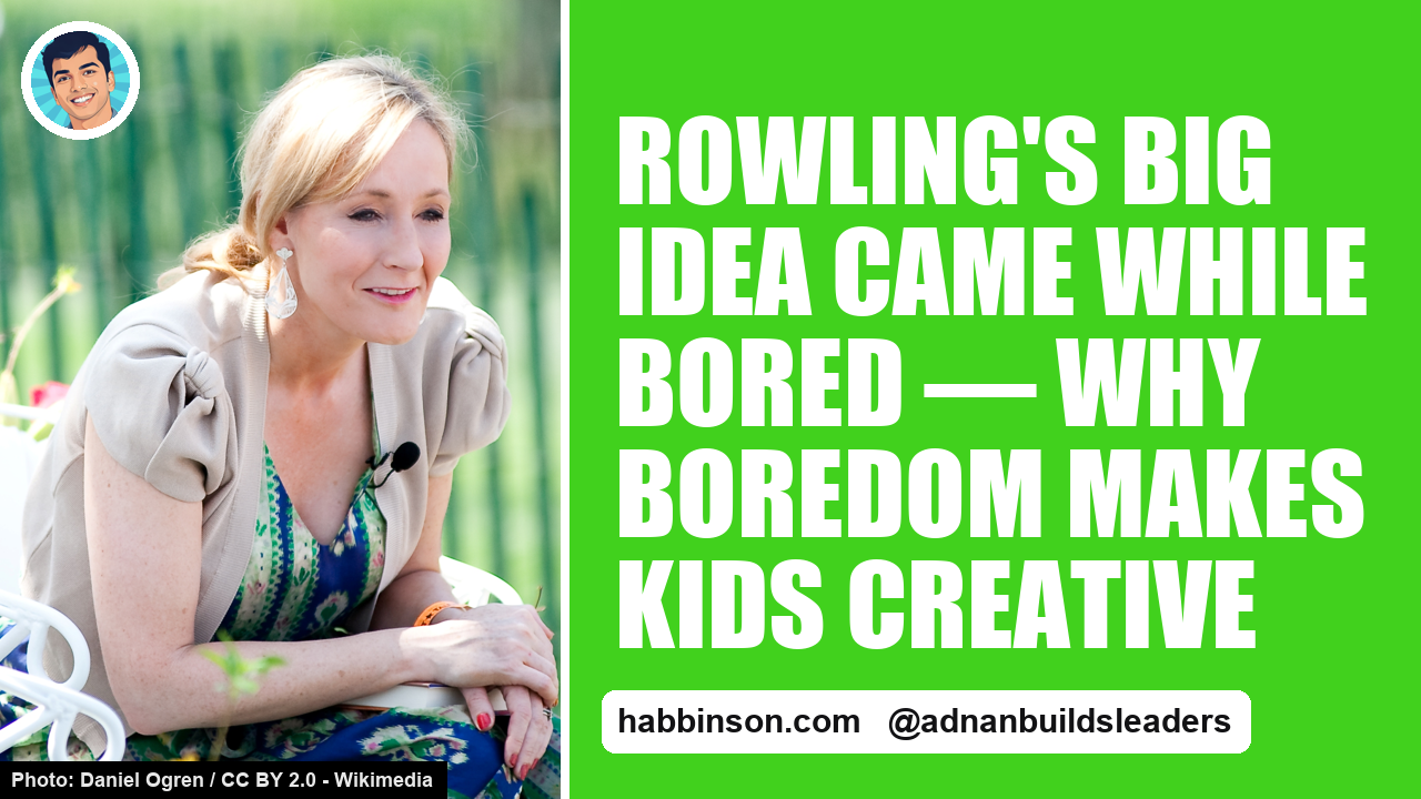 boredom is good for kids
